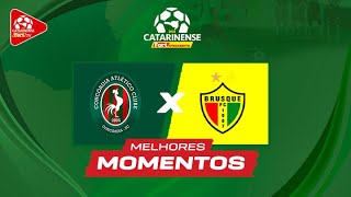 CONCÓRDIA 0 X 1 BRUSQUE  MELHORES MOMENTOS  QUARTAS DE FINAL DO CATARINENSE 2022 [upl. by Brine]