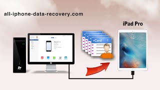 How to Import Contacts from vCard to iPad Pro VCF Files to iPad Pro [upl. by Joni]