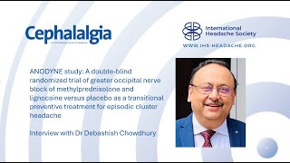 Editors Choice Cephalalgia Episode 11  Interview with Debashish Chowdhury [upl. by Dotson]