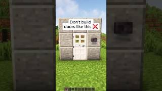 Eye Scanner Door in Minecraftshorts [upl. by Neysa341]