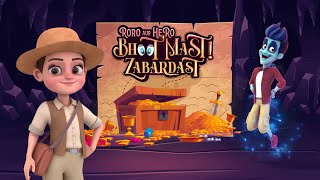 Treasure Hunt  Roro aur Hero Bhoot Mast Zabardast 👻  Hindi Cartoons for Kids  GubbareTV [upl. by Gluck]