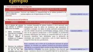 ¿Cómo plantear el problema de investigación y los objetivos en una tesis Parte 2 [upl. by Kirkpatrick]