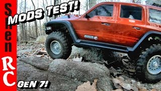 Redcat GEN 7 SPORT MODIFIED TEST  A GREAT CRAWLER NOW [upl. by Tada224]