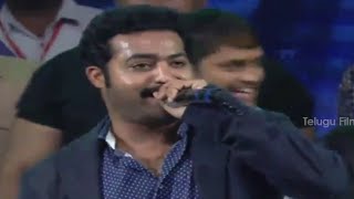 Jr NTR Live Performance  Rabhasa Audio Launch  Samantha Pranitha Subhash [upl. by Vitalis411]