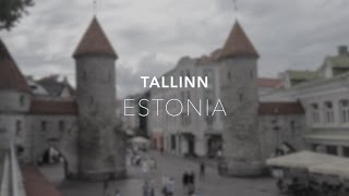 Virtual Tour Talllinn Estonia walk in 4K [upl. by Ellord]