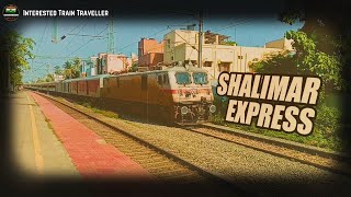 Trivandrum  SHALIMAR SF EXPRESS  Kolkata  via Perambur [upl. by Eniortna344]