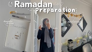 Ramadan with Husna 🤍  Ramadan decoration planner goals studying Quran ft Kawaii Therapy [upl. by Adaynek]