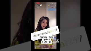 Rumena Begum Life Tips Tiktok Live 4624 [upl. by Jordana]