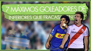 Los 7 Mayores Goleadores Históricos de Inferiores que Fracasaron en Primera [upl. by Medwin]