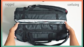 Ekster Grid Duffel Backpack Review  rugged travel bag from…a wallet maker [upl. by Adnoel]