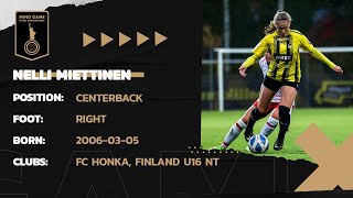 Nelli M  Finnish top league fullbackcenterback  fall 2025 college recruit [upl. by Sirovaj]