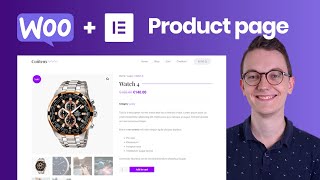 Woocommerce Product Page with Elementor Pro  How to build it yourself [upl. by Obara]