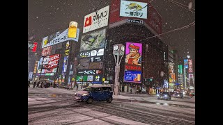 Winter in Sapporo 札幌市 Japan  Snow festival and Mt Moiwa [upl. by Faxon]