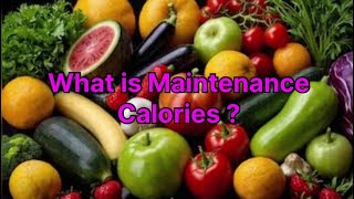 What Is Maintenance Calories  Wazan Kam Karna Ab Bht Asan Sirf Ye Bat Samjh Li To [upl. by Anoynek]