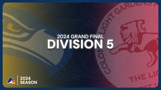 Mitcham Hawks v Colonel Light Gardens Division 5 Grand Final Season 2024  Adelaide Footy League [upl. by Saudra]