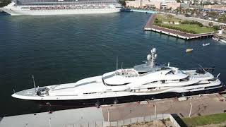 ATESSA IV MEGA YACHT  Puerto Vallarta Mexico ðŸ‡²ðŸ‡½ [upl. by Airitak]