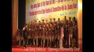 Toki Gong Haleluya  PSM UNDIP DIPONEGORO UNIVERSITY CHOIR [upl. by Goode896]