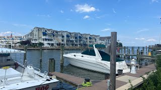 Chesapeake Beach Boats at the Dock in Maryland 🩵🩵 [upl. by Odeen]