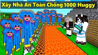 Mèo Simmy Xây quotNHÀ SIÊU AN TOÀN CHỐNG LẠI 1000 HUGGYquot Trong Minecraft [upl. by Aititel]