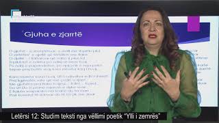 Letërsi 12  Studim teksti nga vëllimi poetik quotYlli i zemrësquot [upl. by Brynna766]