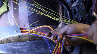 MegaSquirt MS3X wiring harness Install Pt1 [upl. by Troc607]