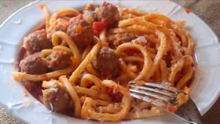 Spaghetti con le Polpettine alla Teramana [upl. by Gnap458]