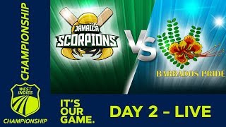 🔴LIVE Jamaica vs Barbados  Day 2  West Indies Championship  Friday 24th January 2020 [upl. by Amsirak743]