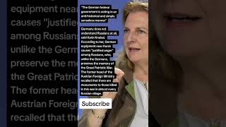 Germans dont understand Russians at all says Karin Kneissl Quotes [upl. by Akimert]