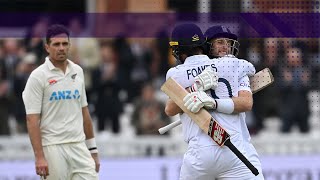 Potts Debut Mitchell Ton and Roots 10000th Test Run  Classic Test  England v New Zealand 2022 [upl. by Frendel]