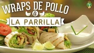 ¿Cómo preparar Wraps de Pollo a la Parrilla  Cocina Fresca [upl. by Saixela]