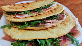 Piadina Recipe  Italian flatbread [upl. by Derwon]