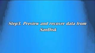 SanDisk Recovery Software How to Recover Files from SanDisk [upl. by Lucienne]