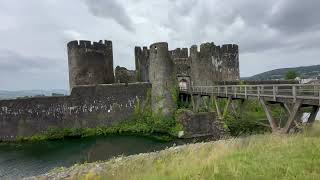 Caerphilly Castle  Cadw  The biggest castle in Wales  2024 [upl. by Roots939]