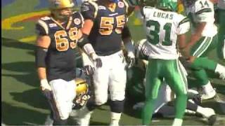 CFL Saskatchewan 55 Winnipeg 10  September 13 2009 [upl. by Everest243]