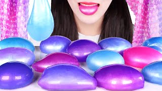 ASMR HOW TO MAKE GALAXY BUBBLE WRAP JELLY EDIBLE WATER BLOBS OOHO 갤럭시 에어캡젤리 만들기 갤럭시 오호 만들기 먹방 [upl. by Neuburger820]