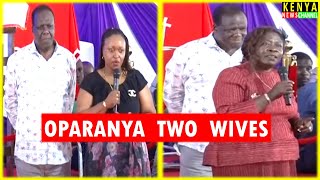 Crowd ERUPTS as Oparanya introduces his 2 Wives in front of Raila today at Kakamega [upl. by Giltzow]