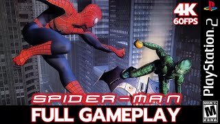 Spider Man PS2 Longplay Full Game 4K 60FPS  No Commentary [upl. by Settle]