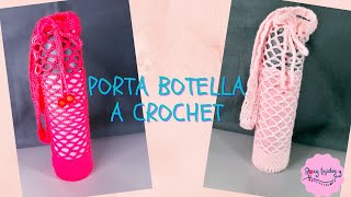 PORTA BOTELLA TEJIDO A CROCHET [upl. by Gaylene403]