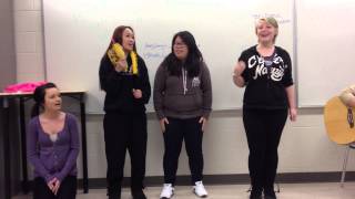 Ive been eaten by a boa constrictor play along preschool song by ECEs at Mohawk college [upl. by Anawait]