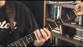 Bass Lessons HQ  G Major Pentatonic Low Position [upl. by Shane448]