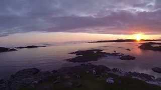 DJI Phantom  Fidden Farm Campsite Mull  Gopro Hero 3 01082014 [upl. by Nosecyrb156]