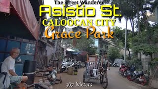 Quiet afternoon stroll through ASISTIO STREET in Grace Park South Caloocan City Philippines 367m [upl. by Faber755]