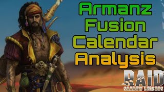 Raid Armanz Fusion Calendar Analysis [upl. by Divan232]