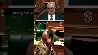 😱🤯Haka in NZ parliament over contentious treatys Bills 🔥 shorts newzealand news viralvideo [upl. by Nomannic520]