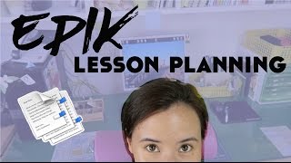 EPIK  Lesson Planning [upl. by Pergrim]