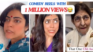 😂 “MOST” viral comedy instagram reels comedy reels reel funnyreels rjkarishma viral [upl. by Kirschner]