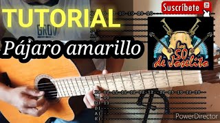 Pájaro amarillo 50 de Joselito quottutorial guitarra tablaturaquot [upl. by Hukill]