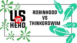 Robinhood App vs Thinkorswim Review Pros and Cons [upl. by Iramohs815]