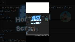 37100 Horizontal Scrollbar css tutorial coding codingsimplifiedspace tips shorts [upl. by Linn673]