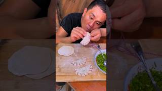 Man cleverly fill samosas with twist funny viralvideo shorts shortsvideo creative [upl. by Adnilram]